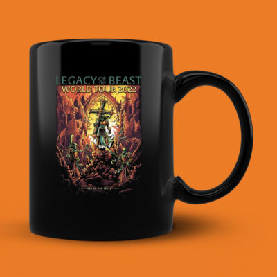 Iron Maiden Legacy Of The Beast Tour 2022 Sign Of The Cross Mug