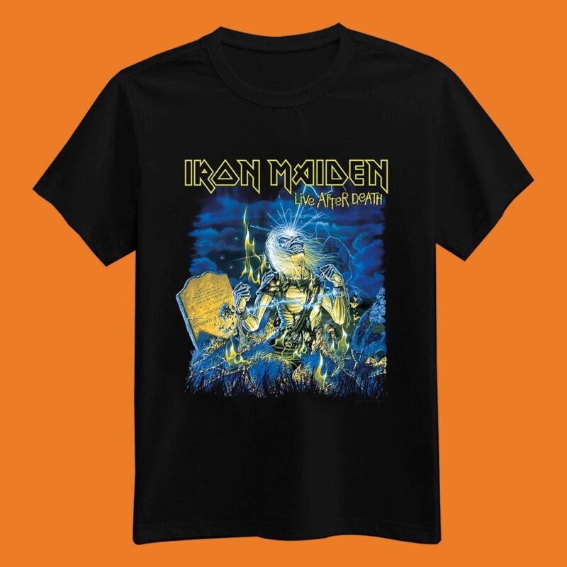 Iron Maiden Live After Death 2022 Tour Tee Shirt