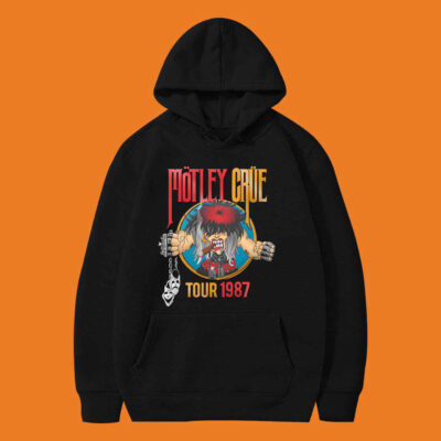 Replicated Motley Crue Tour 1987 Hoodie