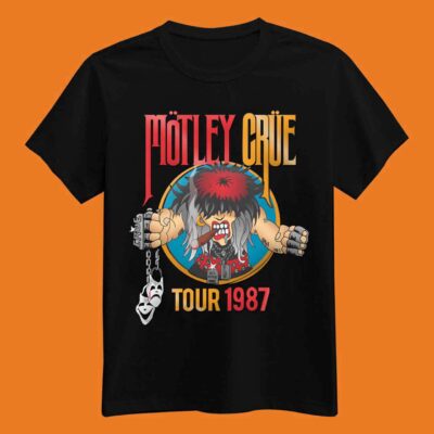 Replicated Motley Crue Tour 1987 Shirt