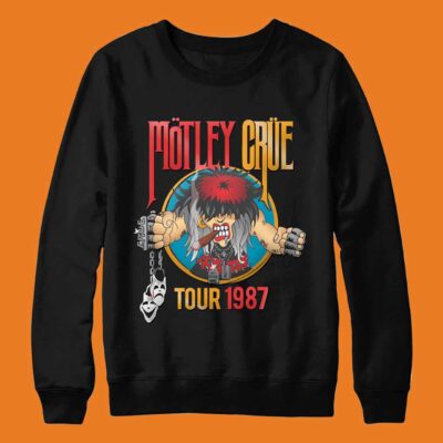 Replicated Motley Crue Tour 1987 Sweatshirt