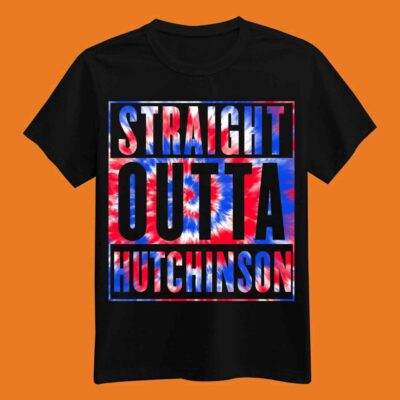 Straight Outta Cassidy Hutchison Tie Dye American Flag Shirt