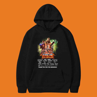 Thor Love And Thunder Thank You For The Memories Hoodie