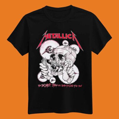 Vintage Metallica 1988 Metallica Shortest Straw Shirt