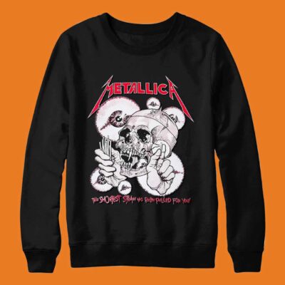 Vintage Metallica 1988 Metallica Shortest Straw Sweatshirt