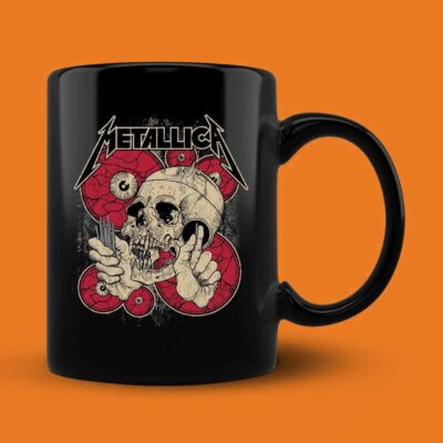 Vintage Metallica Pushead The Shortest Straw Mug