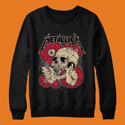 Vintage Metallica Pushead The Shortest Straw Sweatshirt