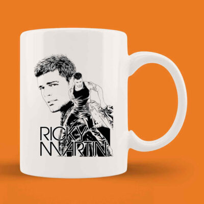 Vintage Ricky Martin 1999 Under License to Winterland 90s Mug