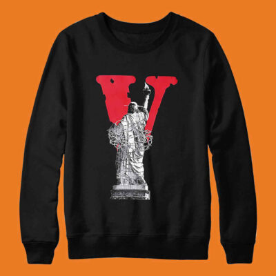 Vlone Hip Hop Big V Letter Sweatshirt