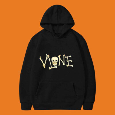 Vlone Hip Hop Skullhead Hoodie