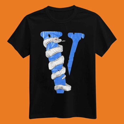 Vlone Hip Hop Snake Angel Wings Shirt