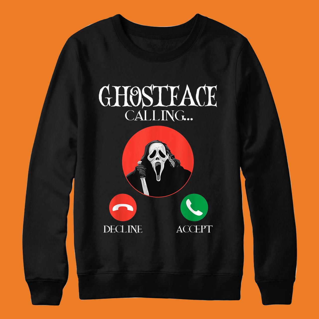 Ghostface Calling Halloween Funny T-Shirt