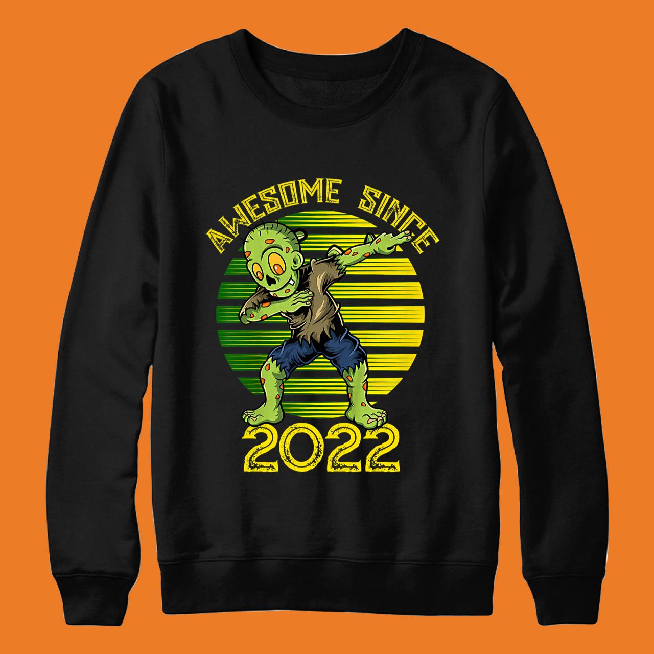 Halloween Dabbing Zombie Awesome Since 2022 T-Shirt