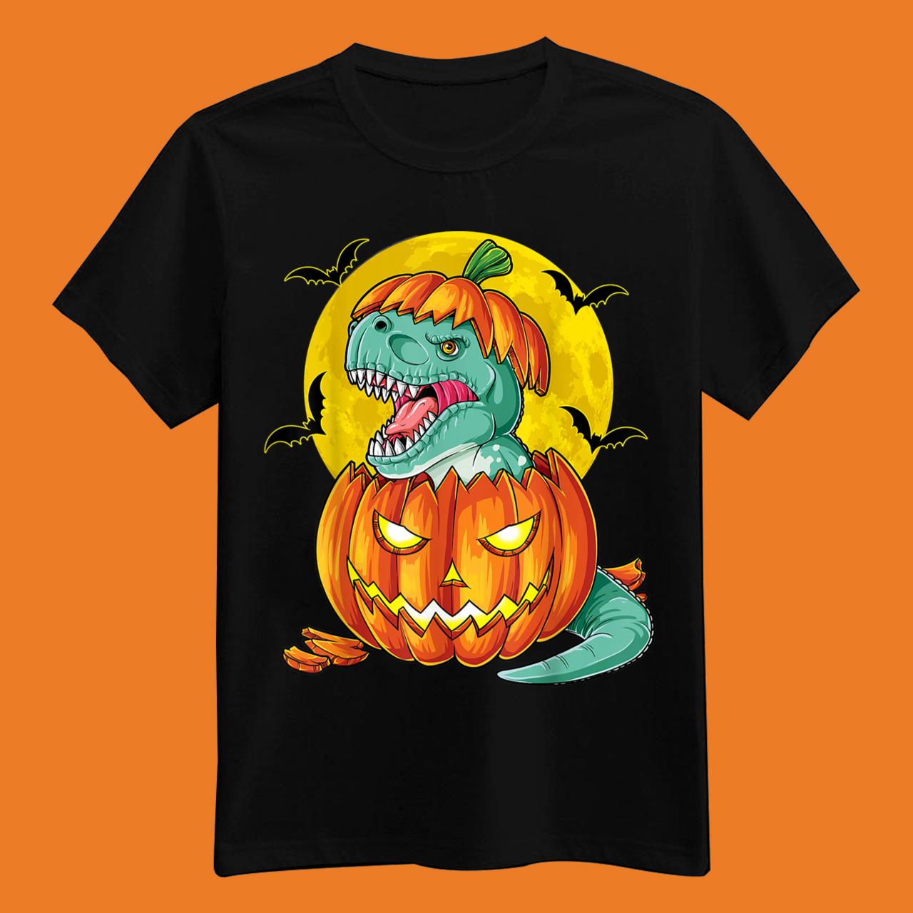 Halloween Kids Pumpkasaurus Gift T-Shirt