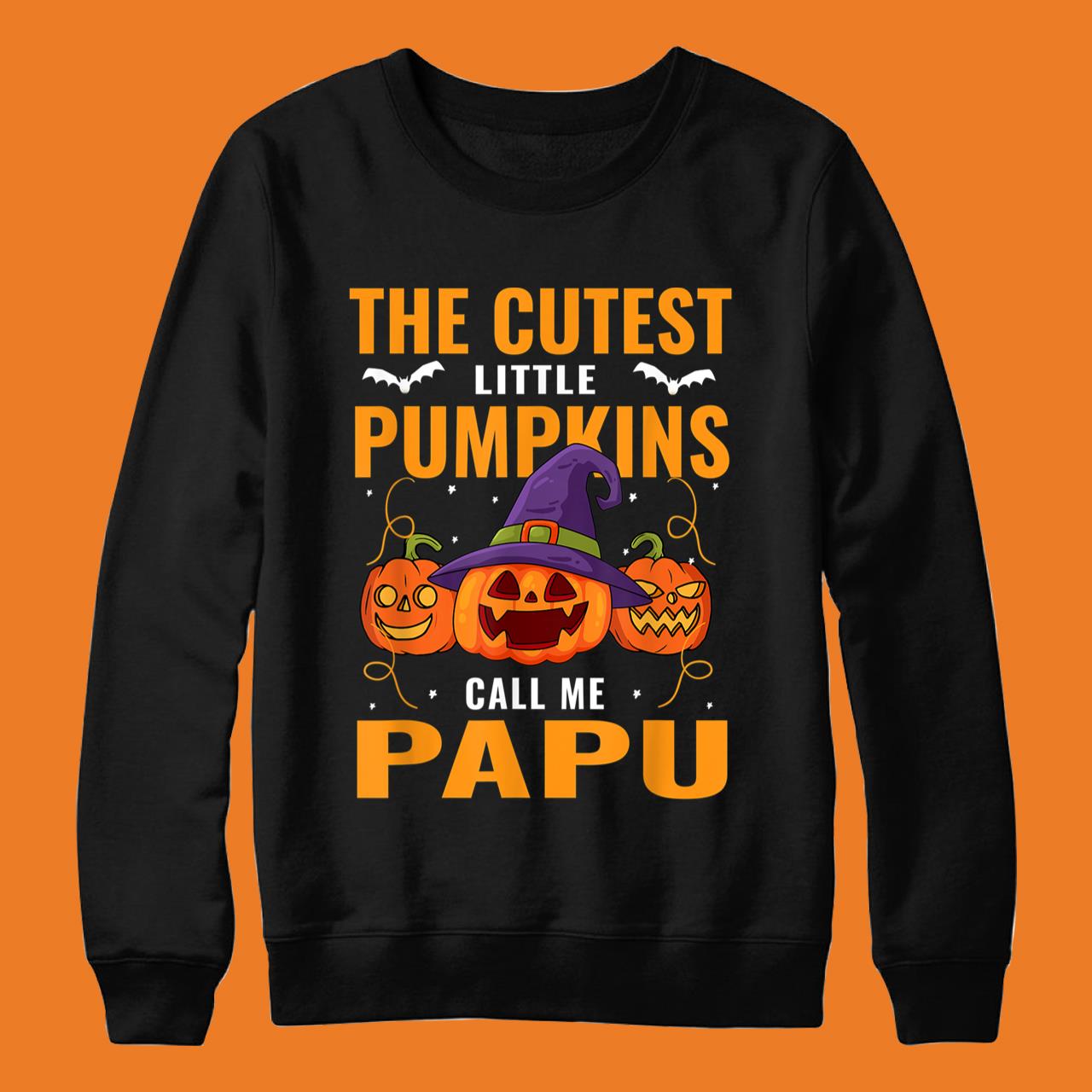 Halloween The Cutest Little Pumpkins Call Me Papu T-Shirt