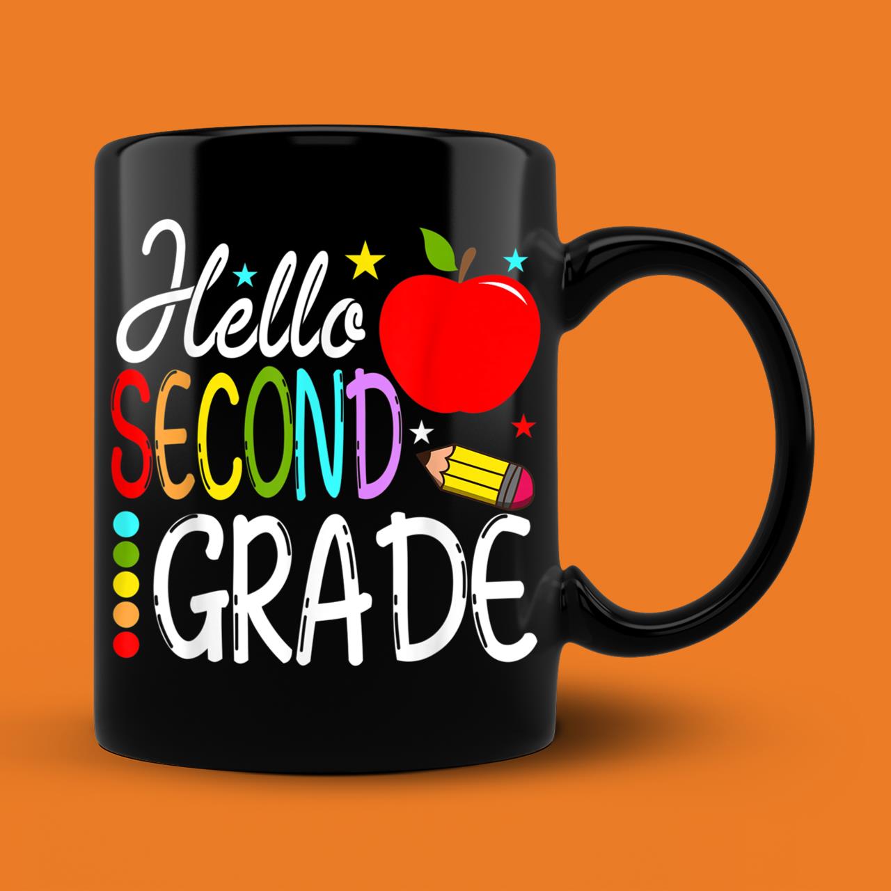 Hello Second Grade Back to School Teacher Mug