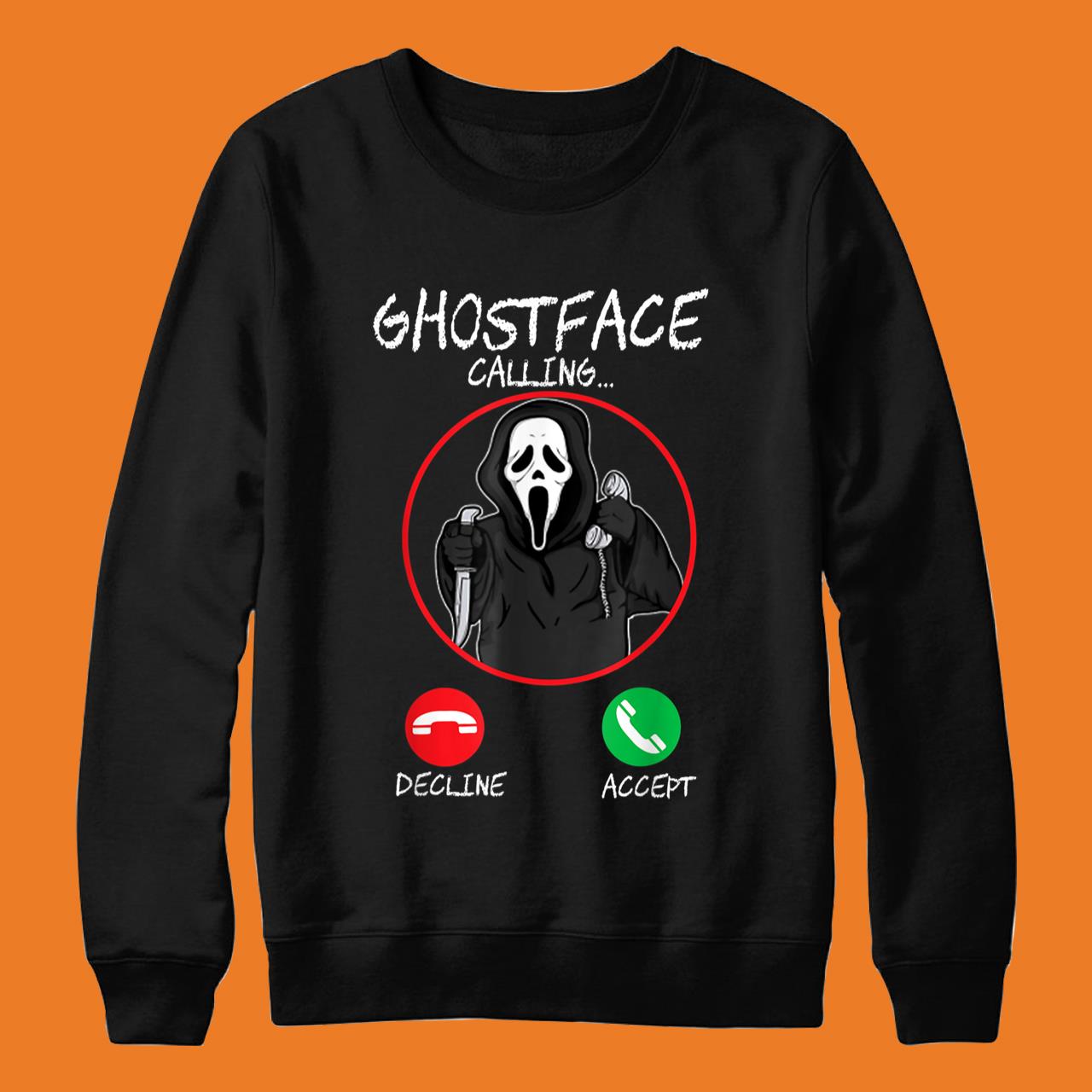 Holiday 365 Halloween Ghost Face Calling T-Shirt