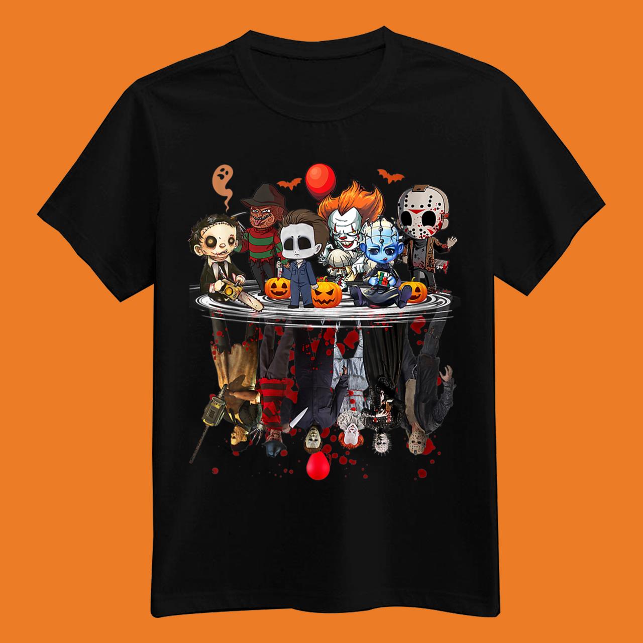 Horror Movies Character Halloween Costume Gift T-Shirt