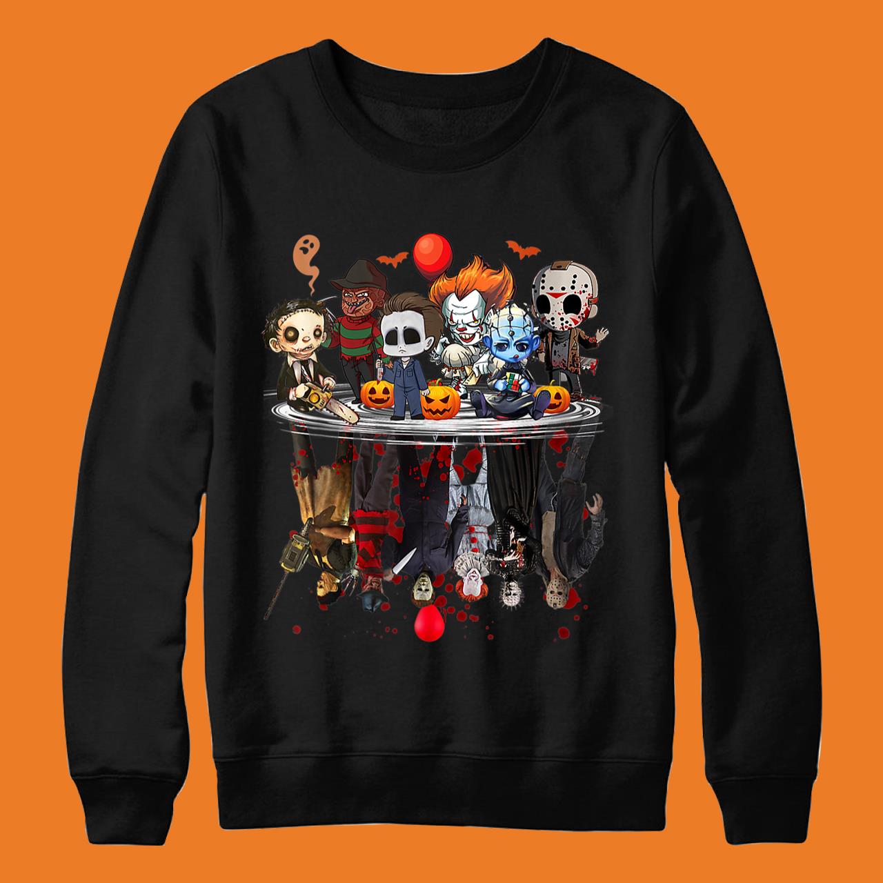 Horror Movies Character Halloween Costume Gift T-Shirt