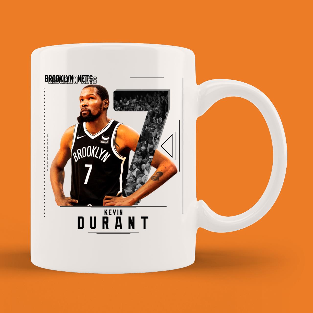 Kevin Durant Basketball Edit Nets Mug