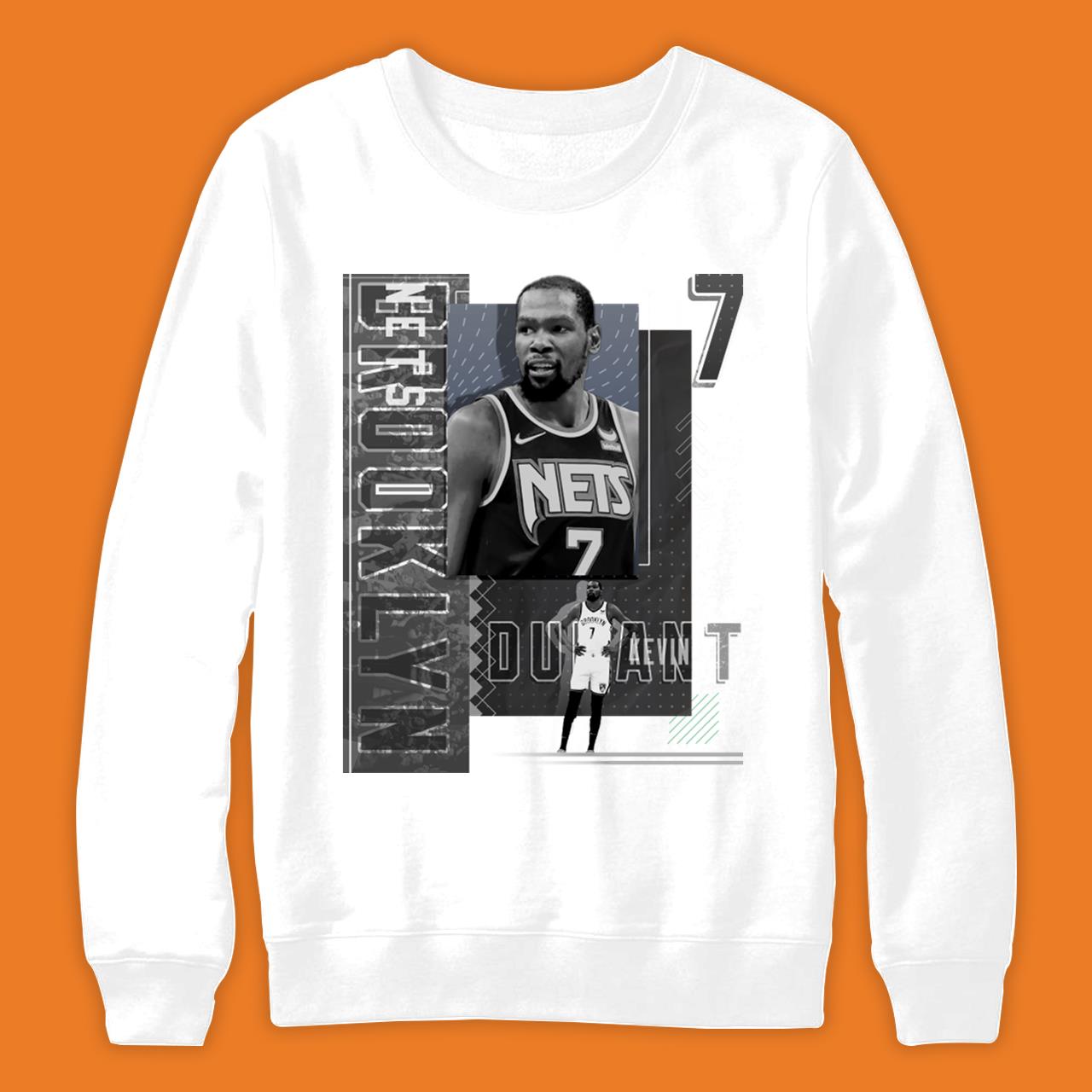 Kevin Durant Basketball Paper Poster Nets 2 T-Shirt