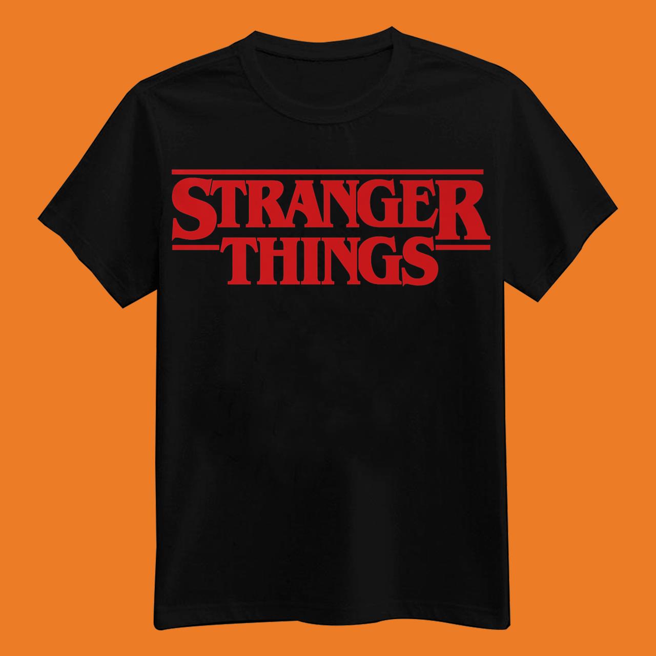 Netflix Stranger Things Simple Red Logo T-Shirt