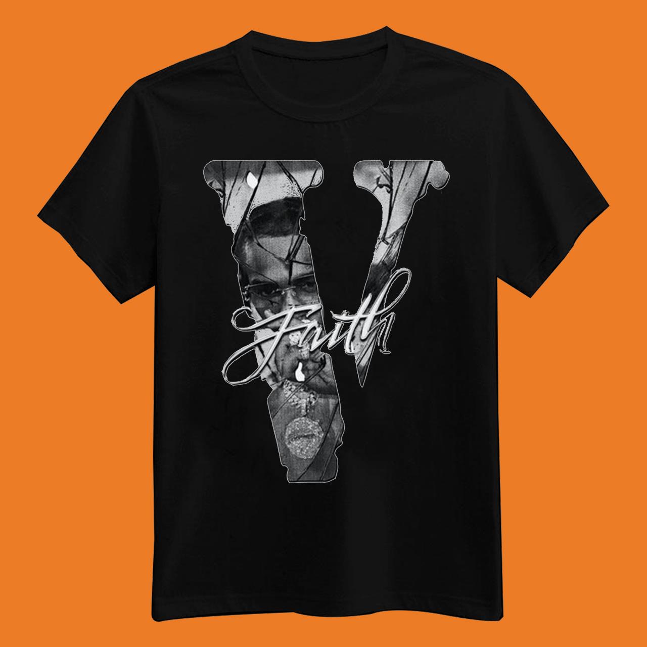 Pop Smoke X Vlone Faith King Of New York T-Shirt