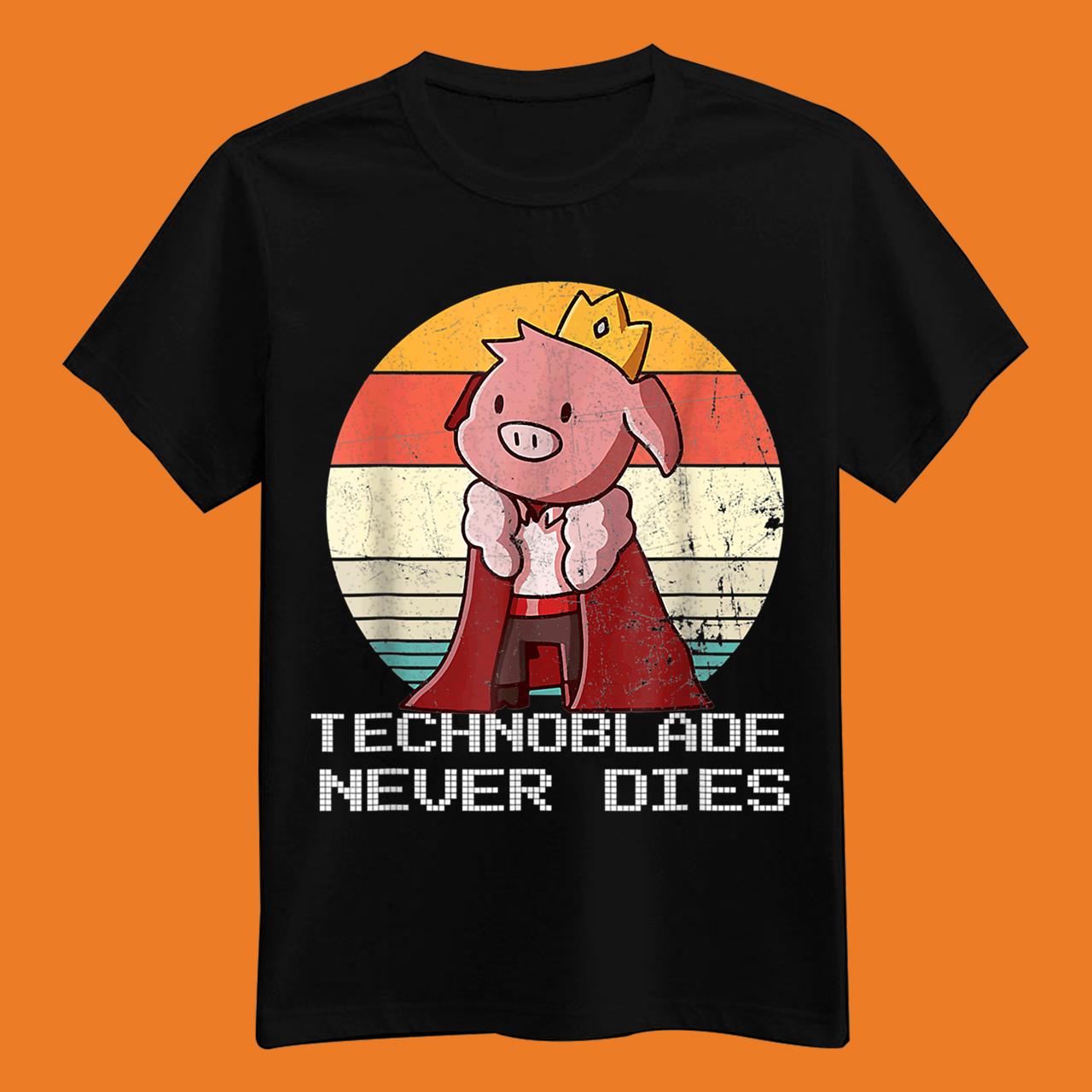 Retro Style Technoblade Merch Cosplay Classic T-Shirt