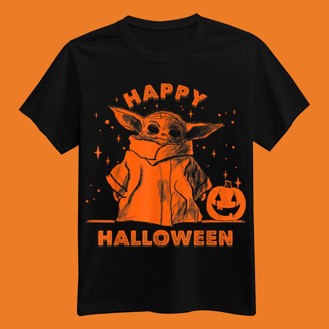 Star Wars The Mandalorian The Child Happy Halloween T-Shirt