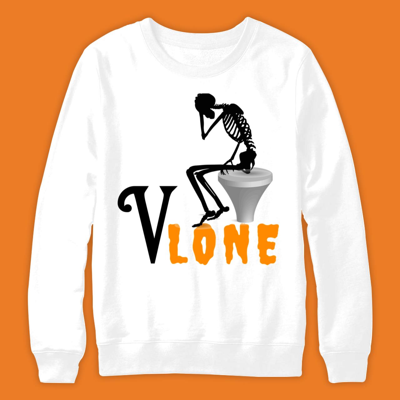 Vlone Is Just A Lifestyle Live Alone Die Alone White T-Shirt