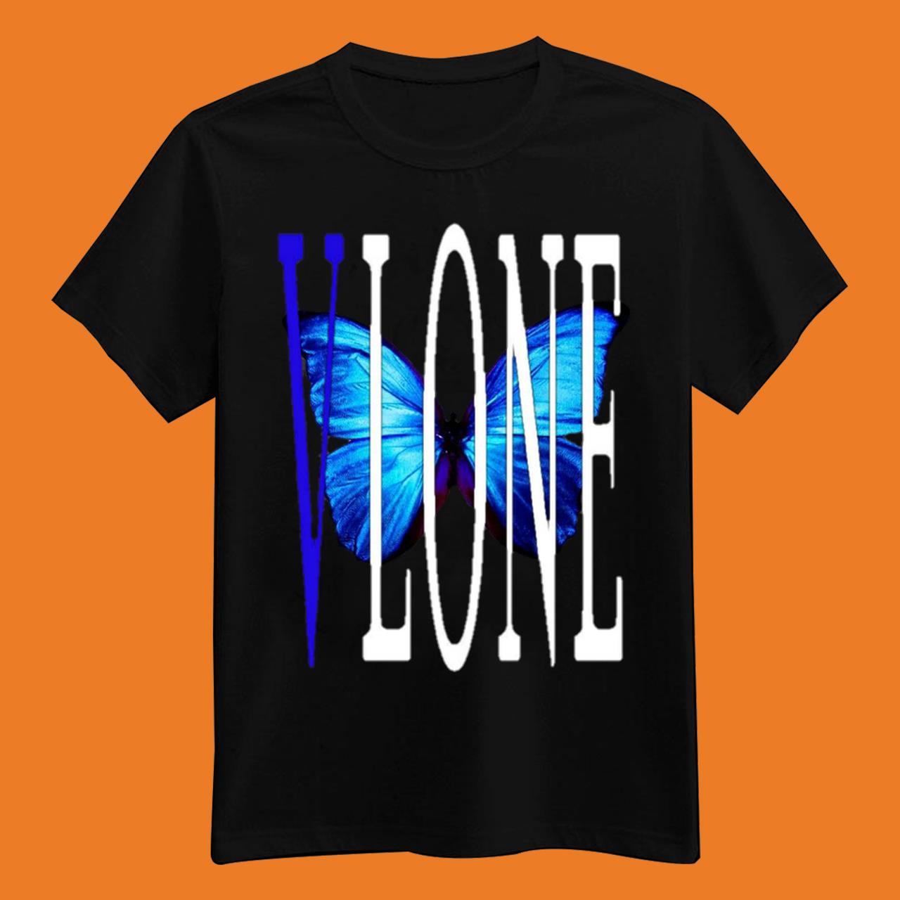 Vlone With Butterfly Shirt