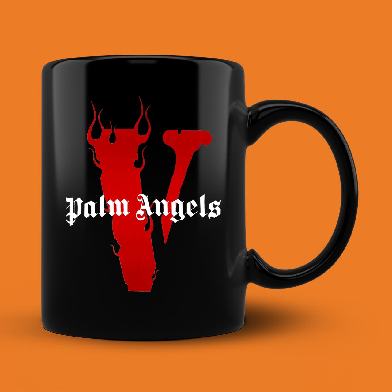 Vlone x Palm Angels Flame Staple Mug