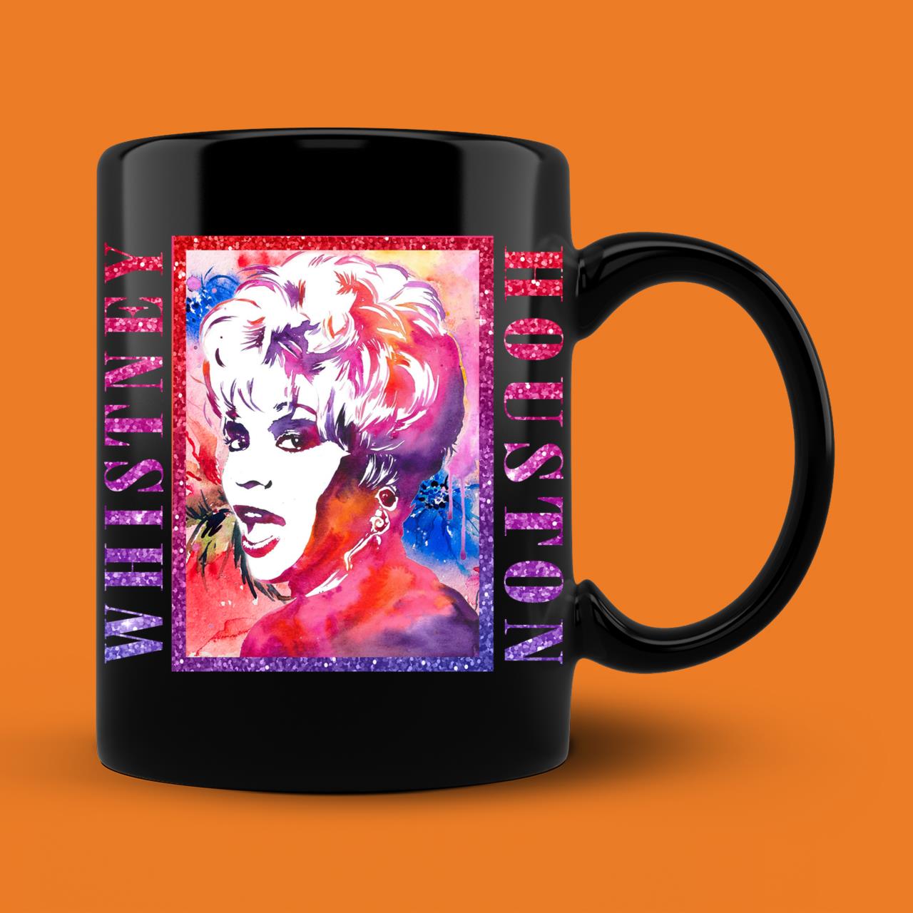 Whitney Houston Art Mug