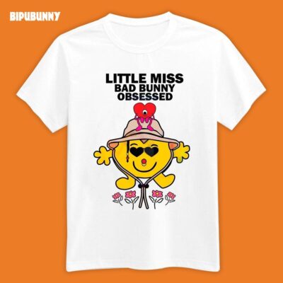 Bad Bunny Shirt Designs Sad Heart Little Miss Bad Bunny Obsessed