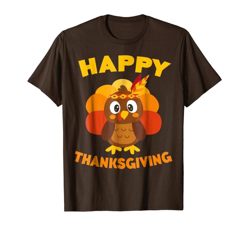 Funny Thanksgiving Shirts Cute Turkey Fall Thanksgiving