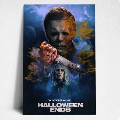 Halloween Ends Poster Michael Myer Horror Movie Wall Art