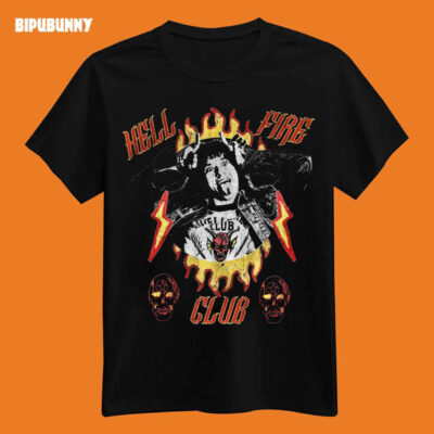 Hellfire Club T Shirt Eddie Club Munson Classic