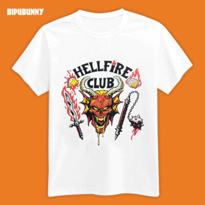 Hellfire Club T Shirt Stranger Things 4 2022