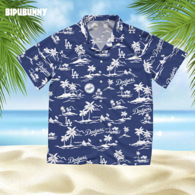 Los Angeles Dodgers Hawaiian Shirt Beach Summer Button Down