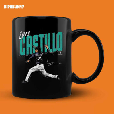 Luis Castillo Shirt Seattle Baseball Chisel Signature Mug