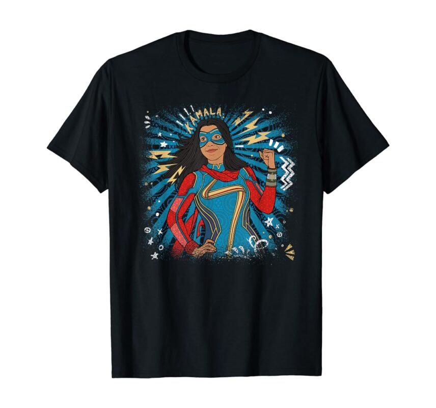 Marvel Studios Ms. Marvel Kamala Khan Hero T-Shirt Marvel Studios Ms. Marvel Kamala Khan Hero T-Shirt