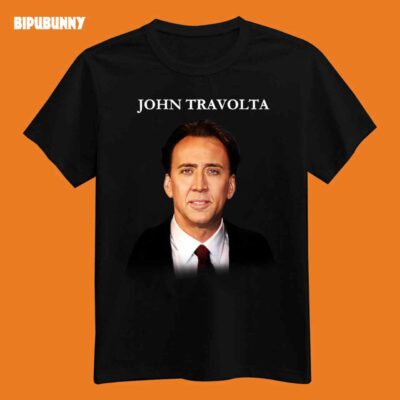 Nicolas Cage Is John Travolta Funny T-Shirt