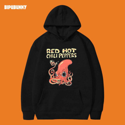 Red Hot Chili Peppers Shirt Fire Squid Hoodie