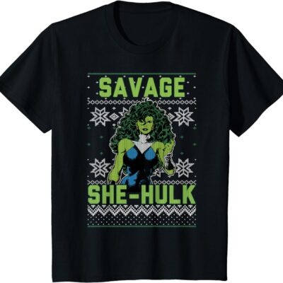 She Hulk Shirt Marvel She-Hulk Savage Ugly Christmas