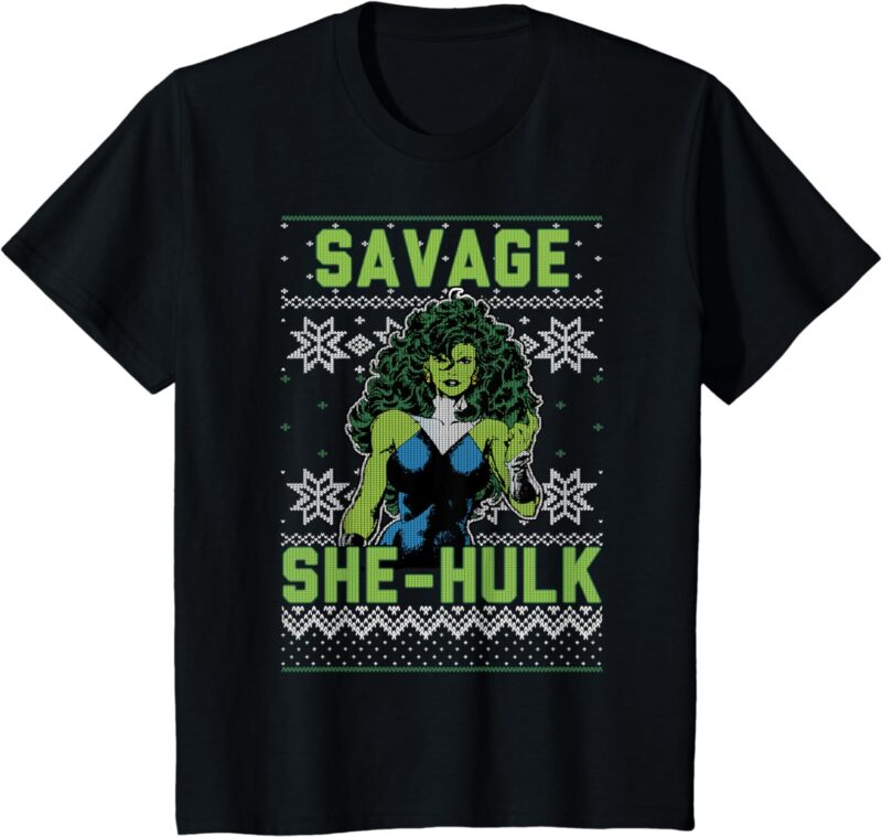 She Hulk Shirt Marvel She-Hulk Savage Ugly Christmas