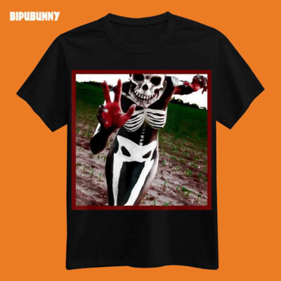 Slipknot Skull Girl Photo T-Shirt