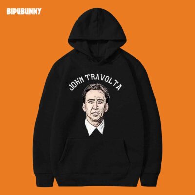 Sports Ed Nicolas Cage As John Travolta Classic Hoodie