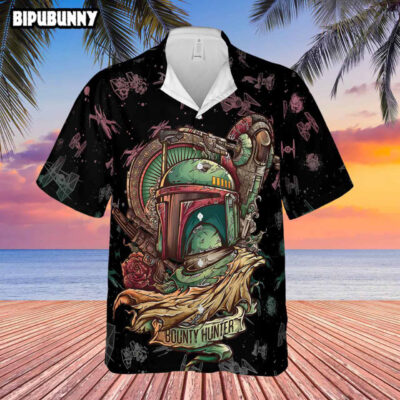 Star Wars Hawaiian Shirt Vintage Mandalorian