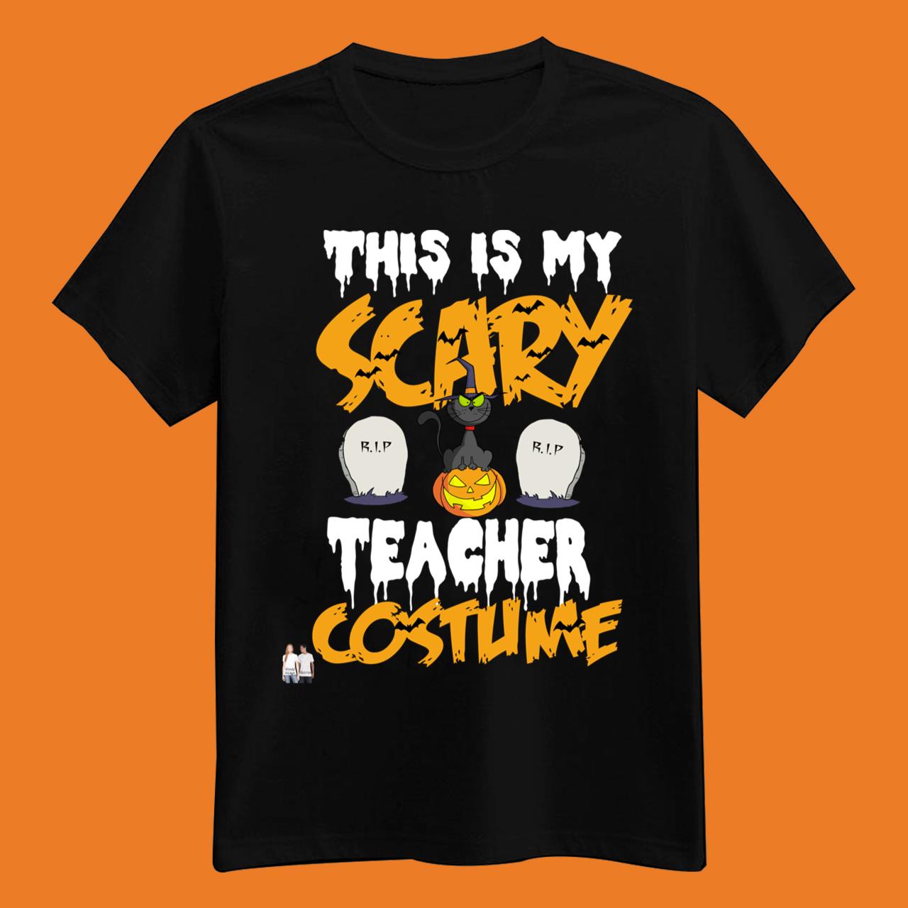 Halloween Scary Teacher Costume T-Shirt