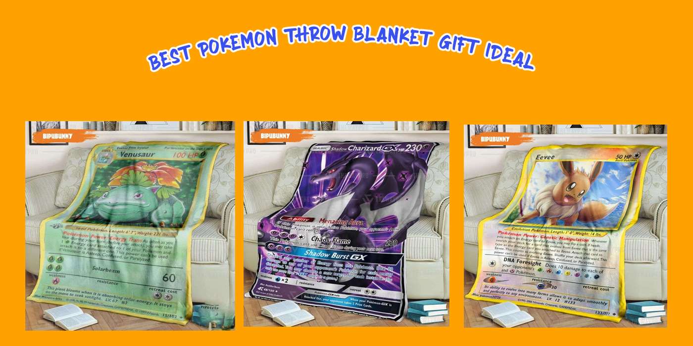 Best Pokemon Throw Blanket Gift Ideal
